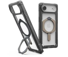 UAG Urban Armor Gear dėklas PLASMA XTE, suderinamas su „MagSafe“, skirtas IPHONE 17, pelenų / titano spalvos