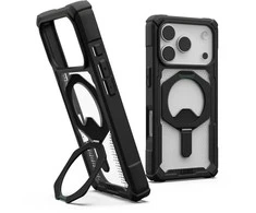 Urban Armor Gear UAG Plasma XTE MagSafe dėklas, skirtas iPhone 17 Pro – skaidrus, juodas