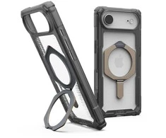 UAG Urban Armor Gear dėklas PLASMA XTE, suderinamas su „MagSafe“, skirtas IPHONE 17, pelenų / titano spalvos