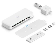 Ubiquiti UniFi Flex 2.5G Managed L2 2.5G Ethernet (100/1000/2500) Desktop/Wall-Mounting Baltas