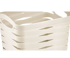 Ucsan Krepšelis Ribbon M-094, 1.5 l, plastikas, kreminė