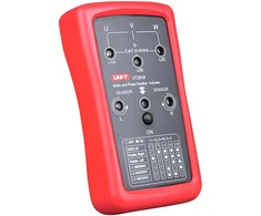 Fazių sekos ir variklio sukimosi krypties testeris ; 90÷600VAC; 15÷400Hz; IP40; CAT III 600V, UNI-T