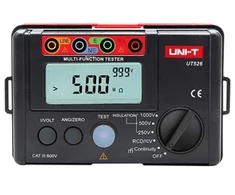 Matuoklis - Uni-T UT526 Multifunkcinis Elektrinis Izoliacijos Varžos Matuoklis, Juoda/Raudona