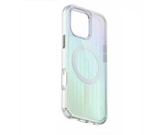 UNIQ Coehl Linear Apple iPhone 16 Pro dėklas 6.3" magnetiniu įkrovimu, opalinis, vaivorykštinis