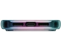 UNIQ Iridescia dėklas, skirtas „iPhone 17 Pro“, MagClick įkrovimui, vidurnakčio kvarco spalvos