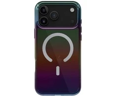 „Uniq Iridescia“ dėklas, skirtas „iPhone 17 Pro Max“ su „Magclick“ įkrovimu – daugiaspalvis