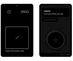 UNIQ NFC Locator Atlas pilka/grafitas UNIQ-ATLASCARDTRK-GRAPHITE