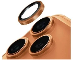 UNIQ Optix Prime kameros objektyvo apsauginis dėklas Apple iPhone 17 Pro / Apple iPhone 17 Pro Max su aplikatoriumi, saulėlydžio spalvos