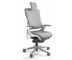 unique Wau 2 BL416 office chair, snowy/baltas fabric
