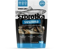 UNISZKI Džiovinti šprotai - šunų skanėstas - 40 g