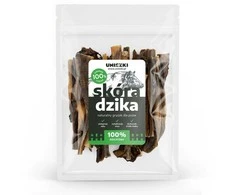 Usorteret UNISZKI Wild boar skin - dog treat - 100g