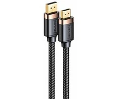 USAMS lightning kabelis 2.4A 1.2m Fast Charging Lithe Series juodos spalvos SJ565USB01 (US-SJ565)