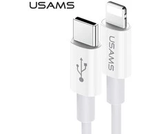 USAMS kabelis USB-C į Lightning 20W 1.2m PD Fast Charging Lithe Series violetinė SJ566USB03 (US-SJ566)
