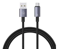 USAMS Kabelis USB į Micro-USB 2A 1.2m Greito įkrovimo plienas/tamsus SJ668USB01 (US-SJ668)