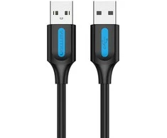 Vention USB 2.0 kabelis Ventiliacija COJBH 2m Juodas PVC