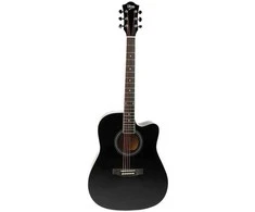 V-TONE AG Two BK - 4/4 acoustic guitar, juodas