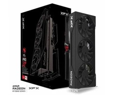 Vaizdo plokštė „XFX Radeon RX 9060 XT Swift“ trijų ventiliatorių 16 GB OC