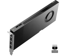 Vaizdo plokštė „Pny Technologies PNY RTX PRO 4000 Blackwell“, 24 GB GDDR7 ECC 192 bitų, 140 W, PCI Express 5.0 x16, 4 x „Ekranas“ prievadai 2.1, ATX laikiklis, 1 x CEM5 16 kontaktų maitinimo kabelis, FHML vieno lizdo, maža dėžutė