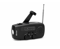 Vakoss FM-3660K FM/AM Emergency Radio with Dynamo / Flashlight / Power Bank / Solar Panel