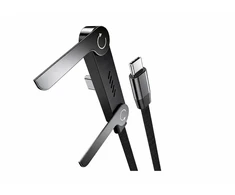 Vakoss TC-U570 USB-C to USB-C Cable with Stand Function, 100W, 1m, Juodas