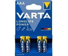 VARTA alkaline battery R3 (AAA) Longlife Power 4 pcs