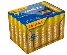 VARTA šarminės baterijos R3 (AAA) Longlife 24 vnt.