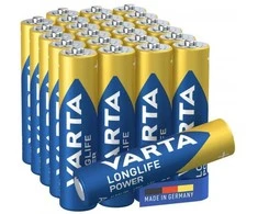 LR6 24szt. PLASTIC BOX VARTA LONGLIFE POWER