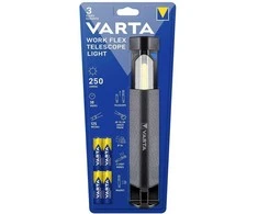 VARTA prožektorius LED Work flex telescope light 250lm 18646 + 4 x batteries R6 (AA)