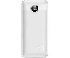 Powerbank Veger L20S (VP2039PD / W2039PD) PD QC3.0 2A 20W 20000 mAh baltas