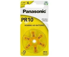 Inny Panasonic PR10 klausos baterija - rinkinyje 6vnt.