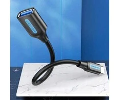 „Vention“ USB 3.1 (1 kartos) C tipo kištukas į A tipo kištuką OTG kabelis, 0,15 m, juodas, PVC tipo