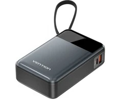 „Vention“ 20000mAh 65W su integruotu USB-C laidu