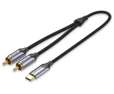 Vention USB-C to 2RCA male audio cable, 2 m