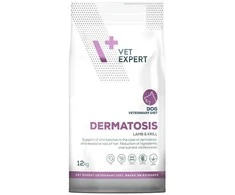 VET EXPERT Veterinary Diet Dermatosis Dog ėriena &amp; Krill - dry dog food - 12 kg