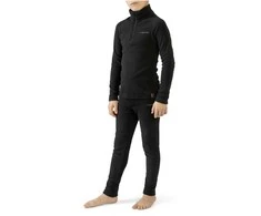 VIKING Arctis komplektas „Polartec“ vaikiški apatiniai, 114-116 cm dydis, juodas