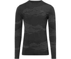 VIKING Gasher Man Longsleeve Merino men's underwear, dydis M, juodas