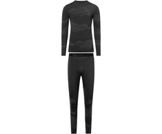 VIKING Gasher Man Set Merino men's underwear, dydis L, juodas