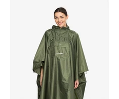 VIKING Vesper Adult Rain Poncho Žalias Backpack (Plain)