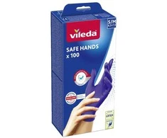VILEDA Safe Hands – nitrile pirštinės S/M 100 pcs