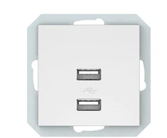 USB kroviklis VILMA QR1000, mat. baltos spalvos