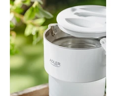 Adler Silicon Travel Virdulys | AD 1377 | Travel Virdulys | 600 W | 0.6 L | Silicon | Baltas