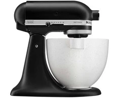 Virtuvinis kombainas KitchenAid Artisan 5KSM125, 4,8 l, Matinės juodos spalvos