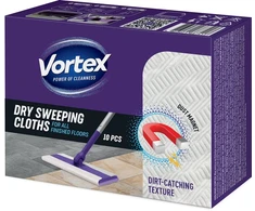 Šluostės grindims sausos Vortex 10vnt