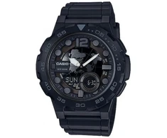 Vyriškas laikrodis CASIO AEQ-100W-1BV (zd070b) - WORLD TIME + BOX