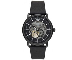 Vyriškas laikrodis EMPORIO ARMANI AVIATOR AUTOMATIC AR60028 + BOX (zi099c)