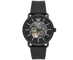 Vyriškas laikrodis EMPORIO ARMANI AVIATOR AUTOMATIC AR60028 + BOX (zi099c)