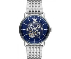 Vyriškas laikrodis EMPORIO ARMANI AVIATOR AUTOMATIC AR60024 + BOX (zi098a)