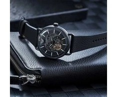Vyriškas laikrodis EMPORIO ARMANI AVIATOR AUTOMATIC AR60028 + BOX (zi099c)