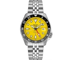 Vyriškas laikrodis SEIKO 5 SPORTS SSK017K1 GMT AUTOMAT WR100 + BOX