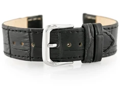 Pacific W41 leather watch strap - juodas - 18mm